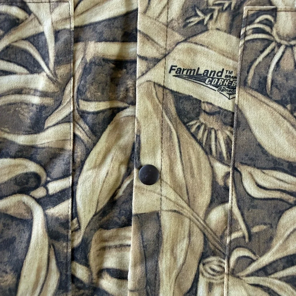 Vintage‎ Clarkfield Camo Jacket Mens Size XXL Hood Predator Style Treebark USA